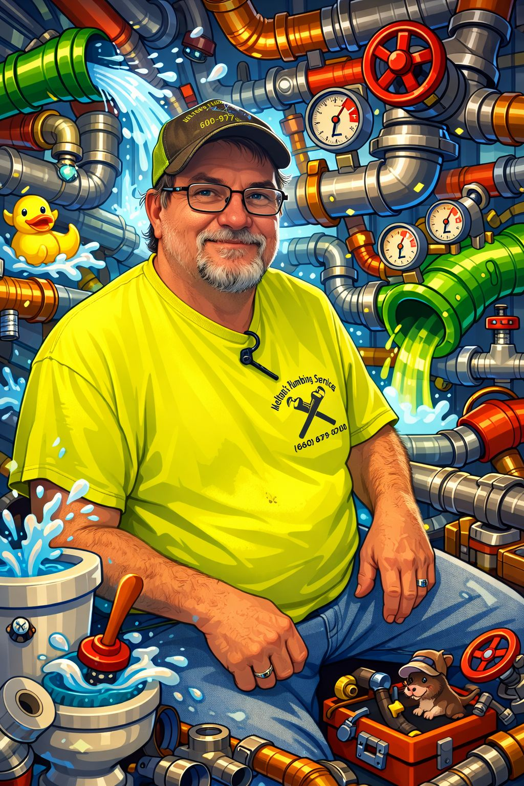 Melton's Plumbing Service Logo