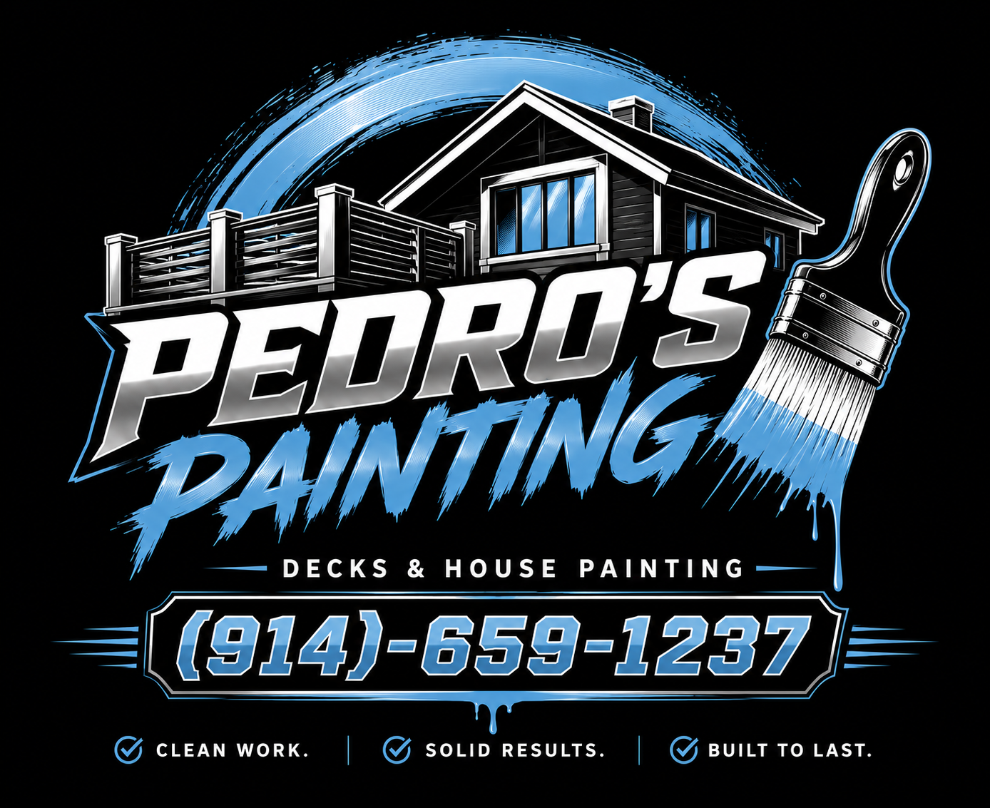 Pedro's Painting Logo