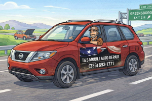 T&amp;S Mobile Auto Repair Logo