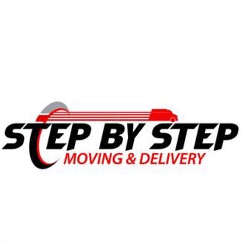 Step-by-Step Moving &amp; Delivery Logo