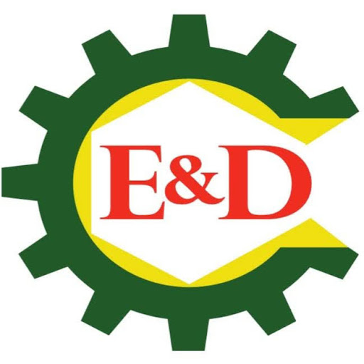 E &amp; D International Auto Repair Alignment &amp; Towing Service Logo