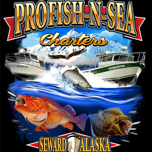 ProFish-n-Sea Alaska Halibut Fishing Charters Logo
