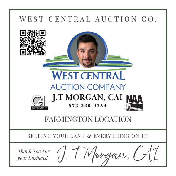 West Central Auction Company - Farmington Logo