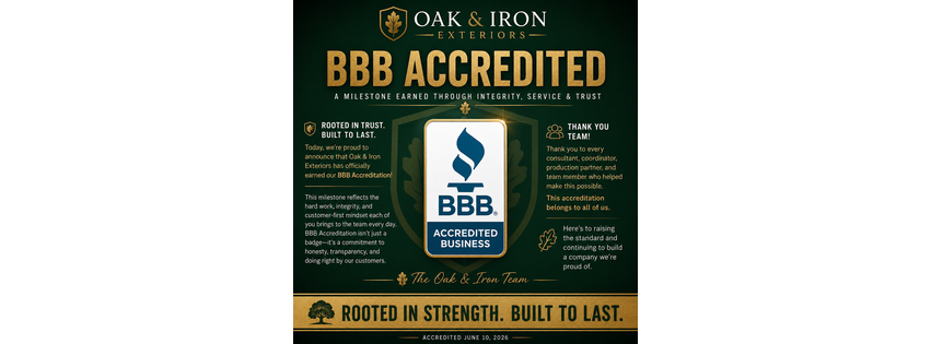 Oak & Iron Exteriors